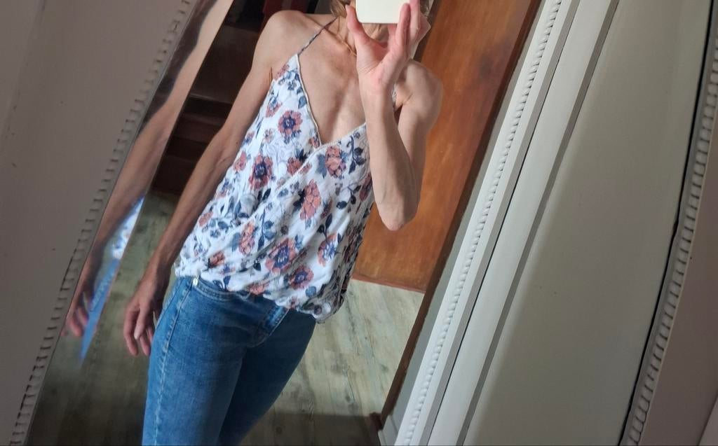 Top Abercrombie&Fitch taille xs/s, Sans manches, Enlèvement ou Envoi, Autres couleurs, Comme neuf