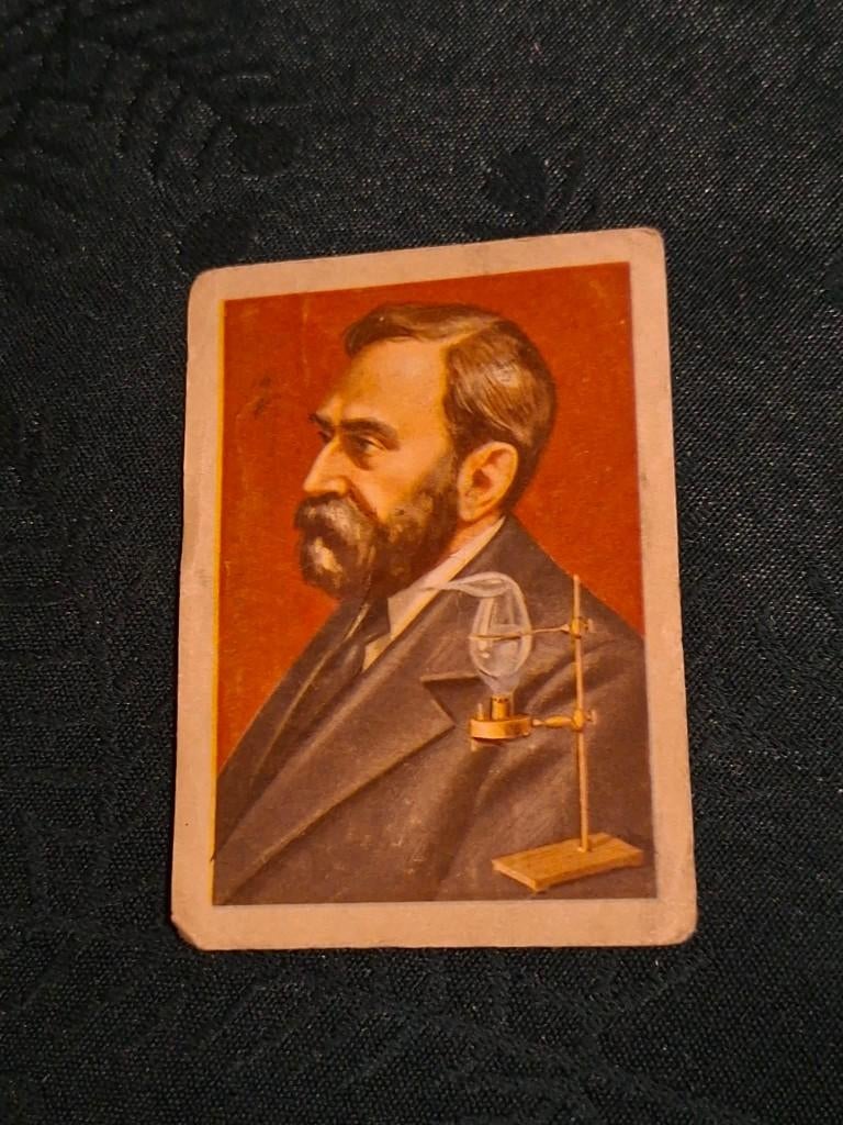 Prentje/Chromo : Alfred Nobel / Chocolade Jacques, Enlèvement ou Envoi, Utilisé, Autres sujets/thèmes, Gravure