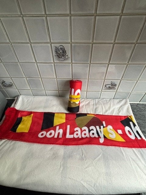 2 Lays Belgische sjaals voor het WK voetbal, Ophalen, Nieuw, Overige maten, Sjaal