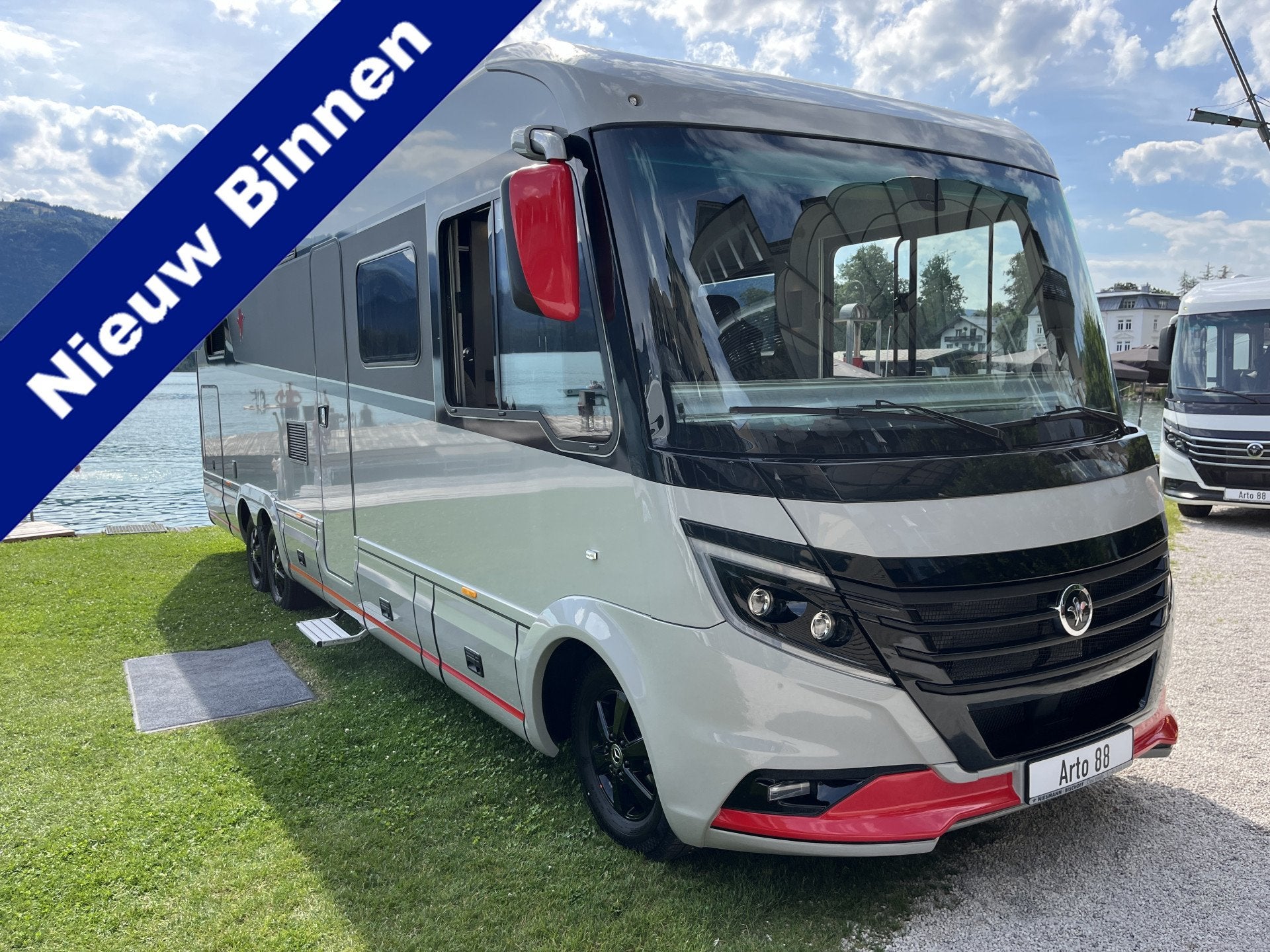 NIESMANN BISCHOFF Arto 88E Mercedes Automaat Grijs Geen Hefb, Caravans en Kamperen, Mobilhomes, tot en met 2, Integraal, Niesmann+Bischoff