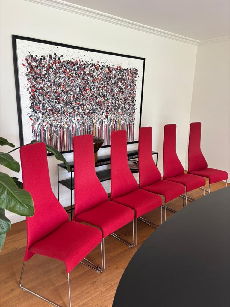 Lot 8 chaises B&B Italia, Ophalen, Zo goed als nieuw, Eén