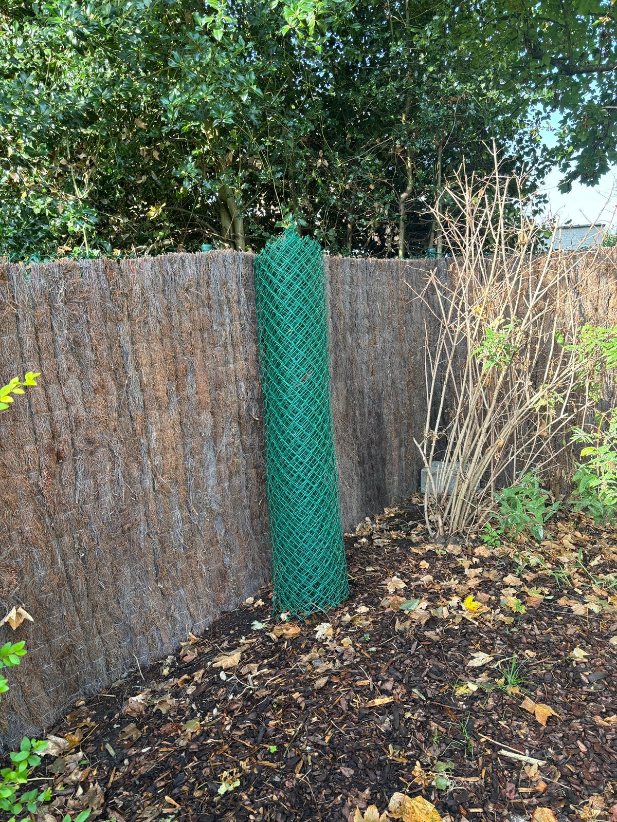 Betafence afsluiting vlechtdraad groen - restje 10 meter, Enlèvement, Comme neuf, Fil