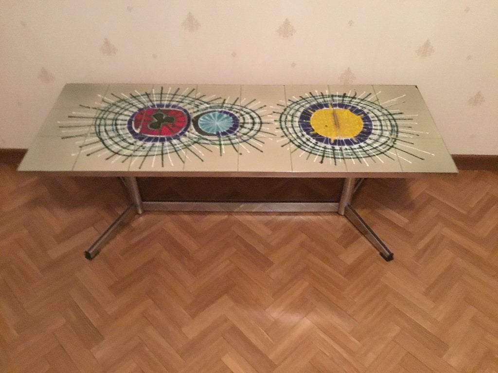Salontafel, Ophalen, Zo goed als nieuw, Metaal, Vintage