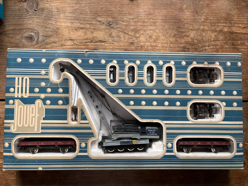 WAGON COCKERILL JOUEF GLOEDNIEUW ONBERISPELIJK NO MARKLIN, Hobby en Vrije tijd, Ophalen of Verzenden, Zo goed als nieuw, Wagon