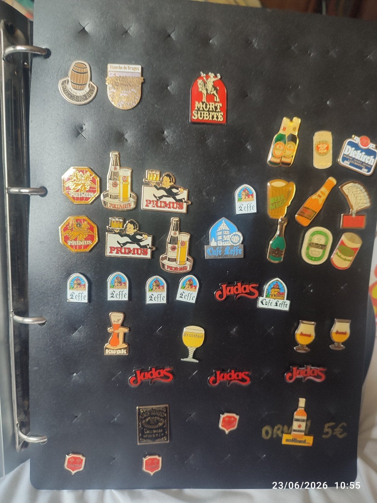 Pin's bière  et quelques autres ., Enlèvement ou Envoi, Comme neuf, Panneau, Plaque ou Plaquette publicitaire, Duvel