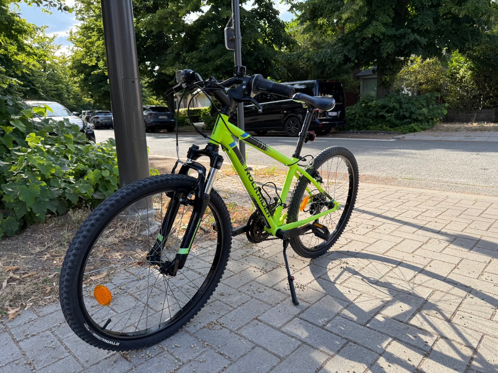 B'twin Rockrider ST 500 in nieuwe staat, Vélos & Vélomoteurs, Vélos | VTT & Mountainbikes, Enlèvement ou Envoi