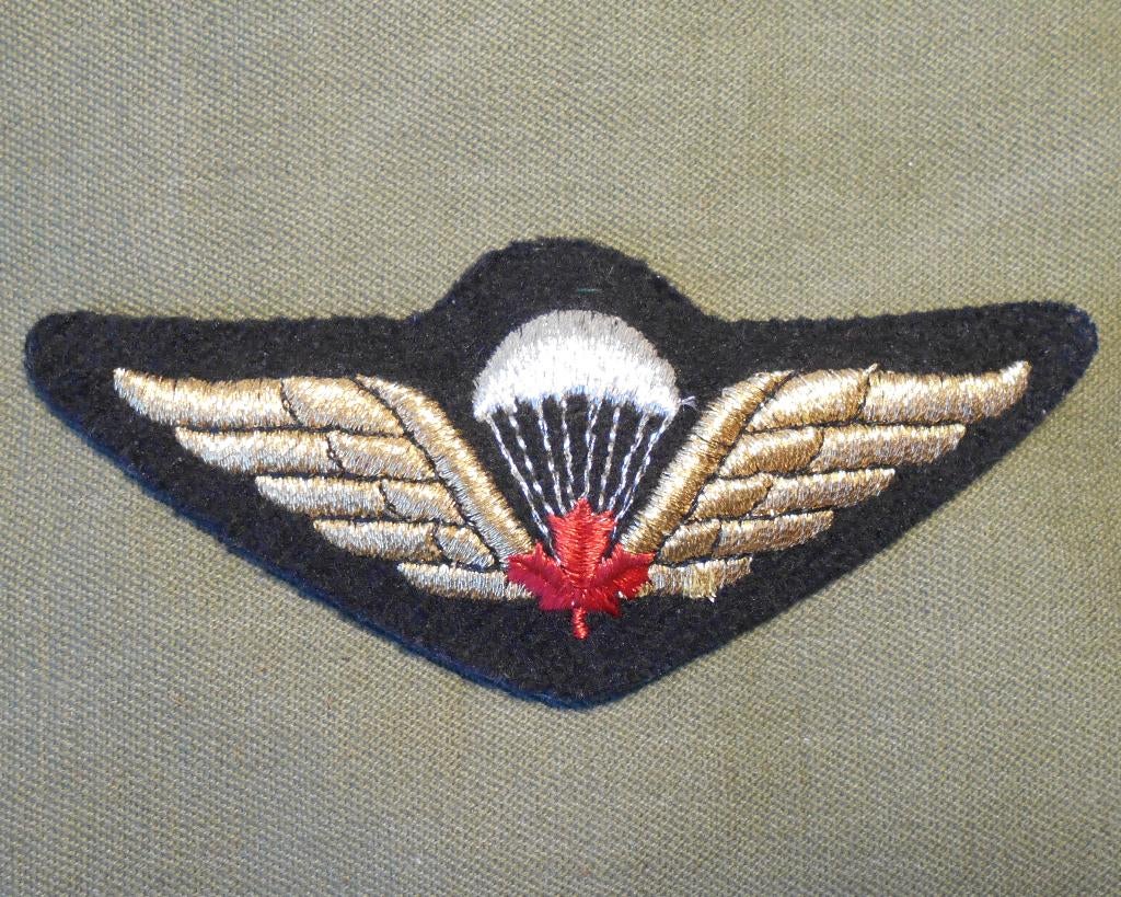 CANADA / ECUSSON BREVET PARA., Envoi, Armée de terre, Emblème ou Badge