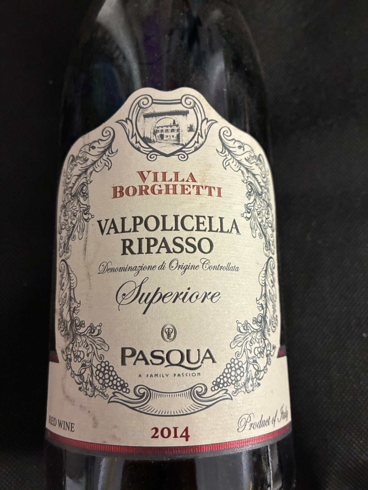 Villa Borghetti 2014 Valpolicella Ripasso, Ophalen of Verzenden, Zo goed als nieuw
