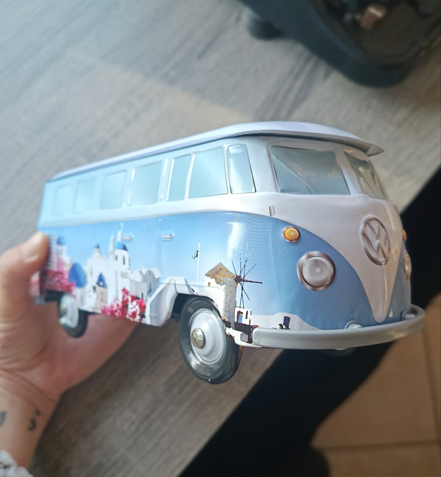 Boite métal de rangement ou boîte à biscuits Combi VW T1, Enlèvement ou Envoi, Neuf, Moins de 50 cm