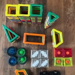 Magical Magnet magnetische tegels, Ophalen of Verzenden, Zo goed als nieuw, Bouwen, Met licht