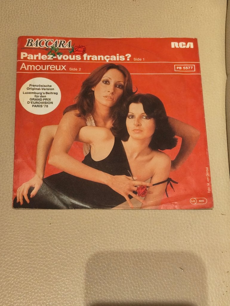 Single van Baccara, Cd's en Dvd's, 7 inch, Ophalen of Verzenden, Zo goed als nieuw, Overige typen