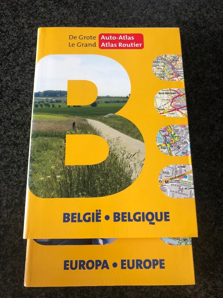 Auto-Atlas (België en Europa), Boeken, Reisgidsen, Ophalen, Gelezen, Europa