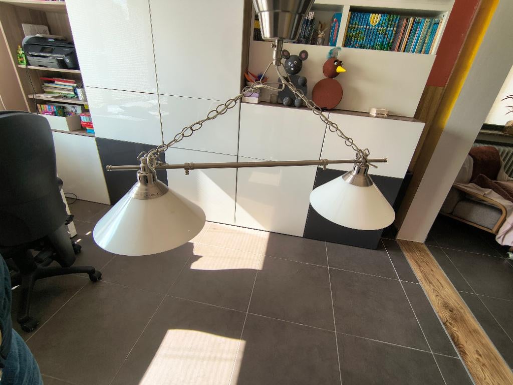 Vintage stijl verlichting, Huis en Inrichting, Ophalen, Zo goed als nieuw, Glas
