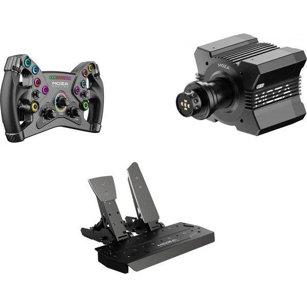 MOZA R9 V3 + KS + SR-P bundel, Ophalen, Zo goed als nieuw, Moza Racing