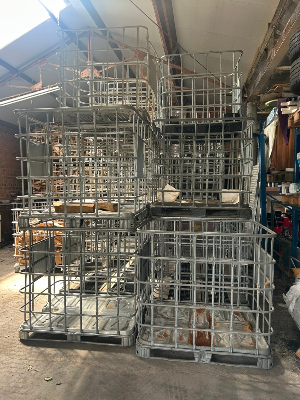 Ibc kooien, Bricolage & Construction, Casiers & Boîtes, Enlèvement, Comme neuf