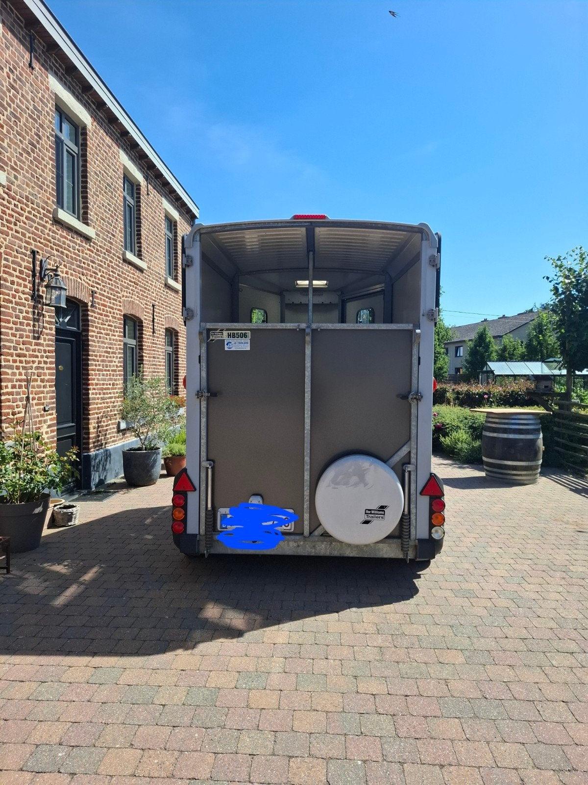 2 paard Ifor Williams HB506 jaar 2014, Ophalen, Zo goed als nieuw, 2-paards trailer