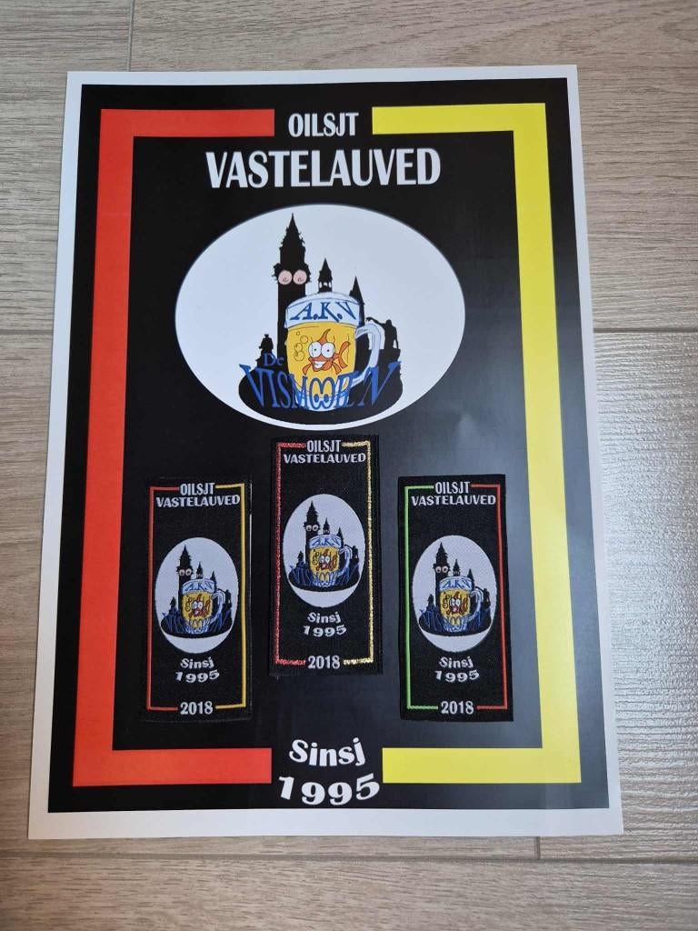 Carnaval Aalst lintjes De Vismoilen, Ophalen of Verzenden