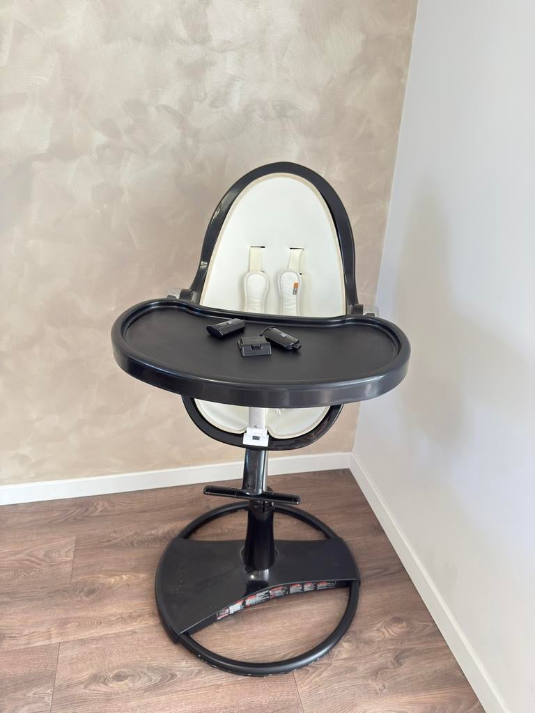 Chaise haute fresco bloom noir, Enfants & Bébés, Enlèvement, Utilisé