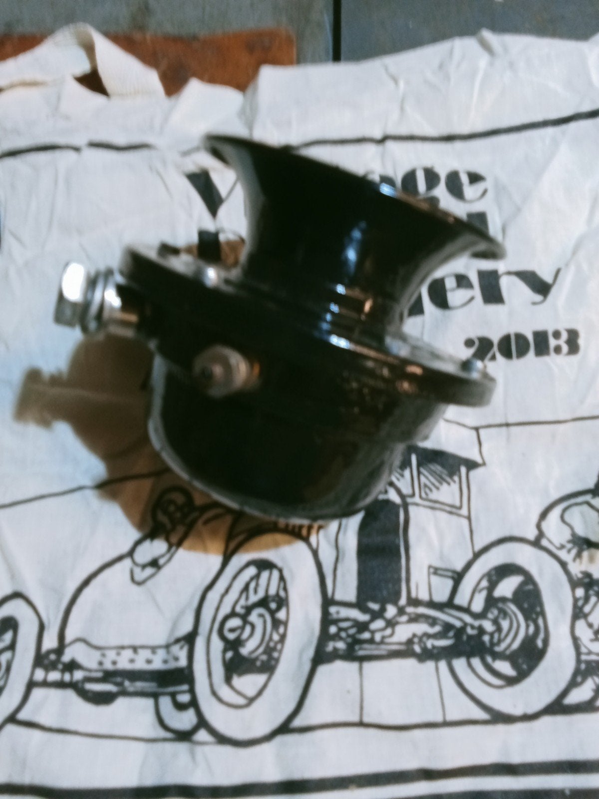 claxon jaren 30  6 volt, Motoren, Ophalen of Verzenden, Gebruikt