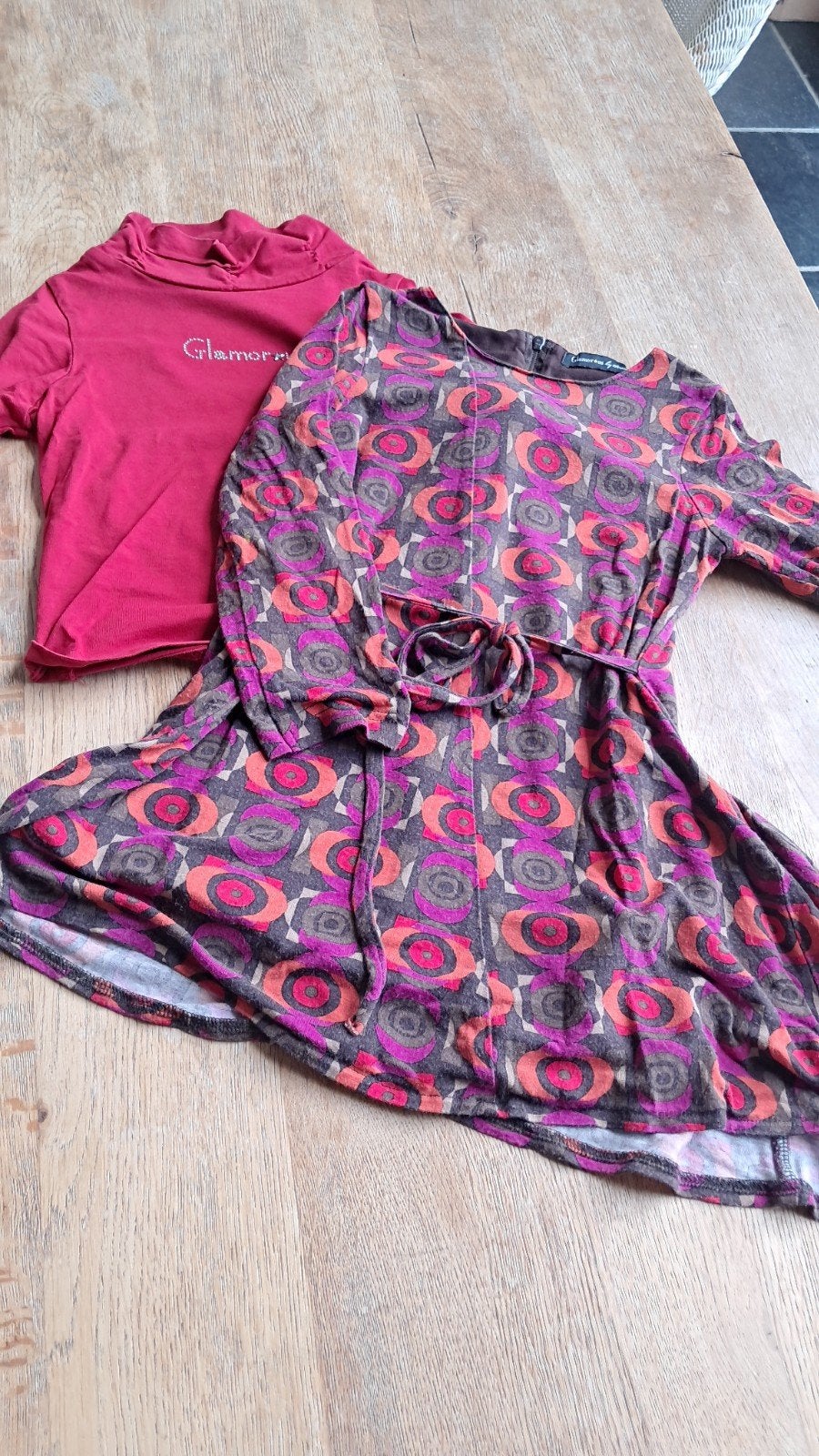 glamourous by strass setje 98, Glamorous by strass, Meisje, Ophalen of Verzenden, Zo goed als nieuw