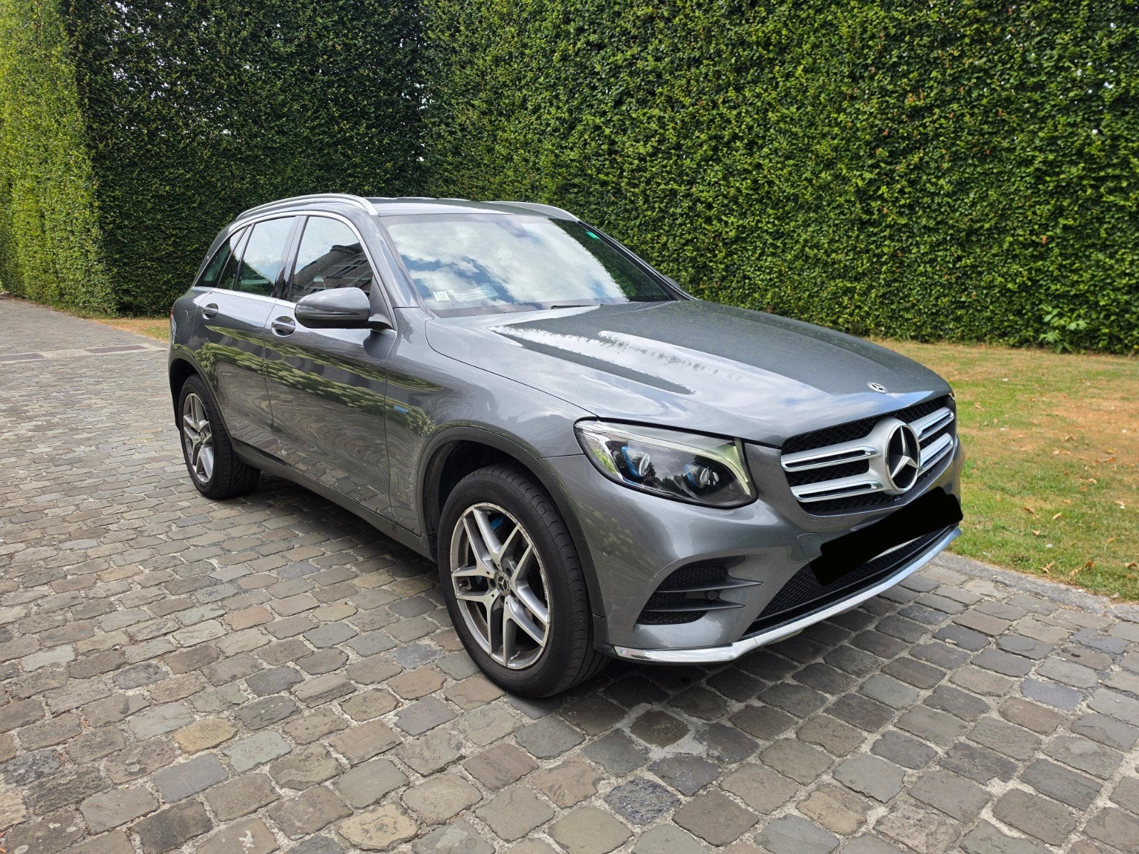 Mercedes GLC350 E 2017 AMG Line, Autos, Mercedes-Benz, Cuir, Argent ou Gris, Achat, Entreprise