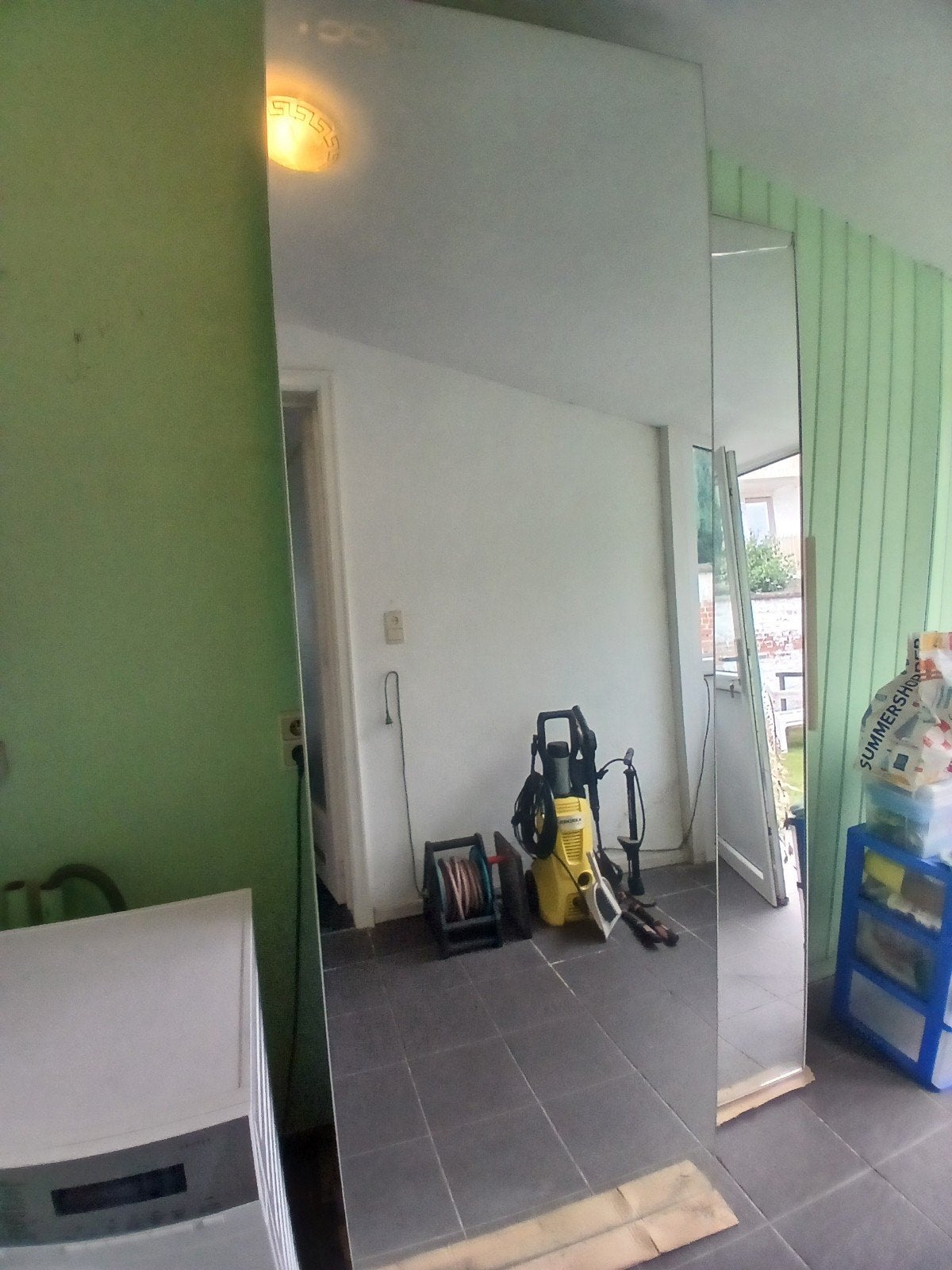 Grote spiegels (4 grote, 2 kleinere). Prijs per stuk, Huis en Inrichting, Woonaccessoires | Spiegels, Ophalen, Gebruikt, Rechthoekig