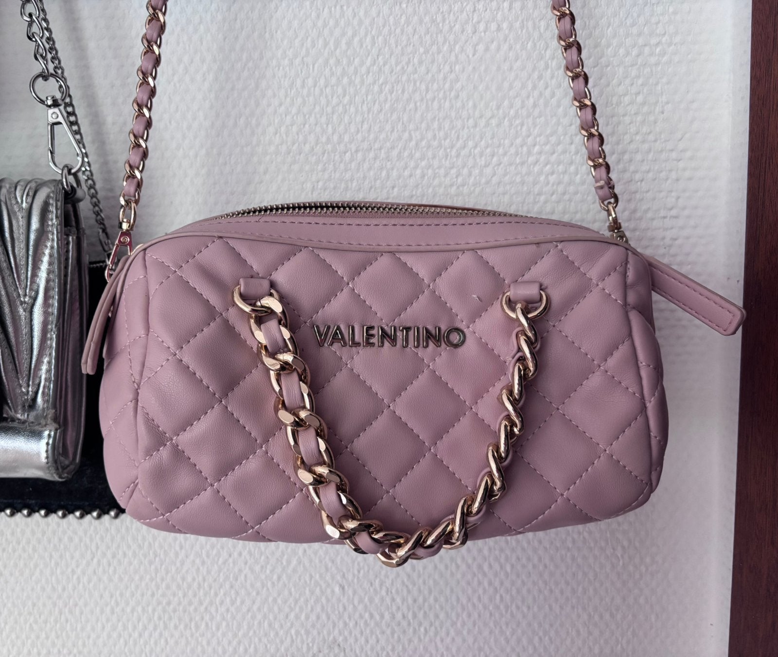 Mario Valentino roze tas, Ophalen of Verzenden, Gebruikt, Roze, Handtas