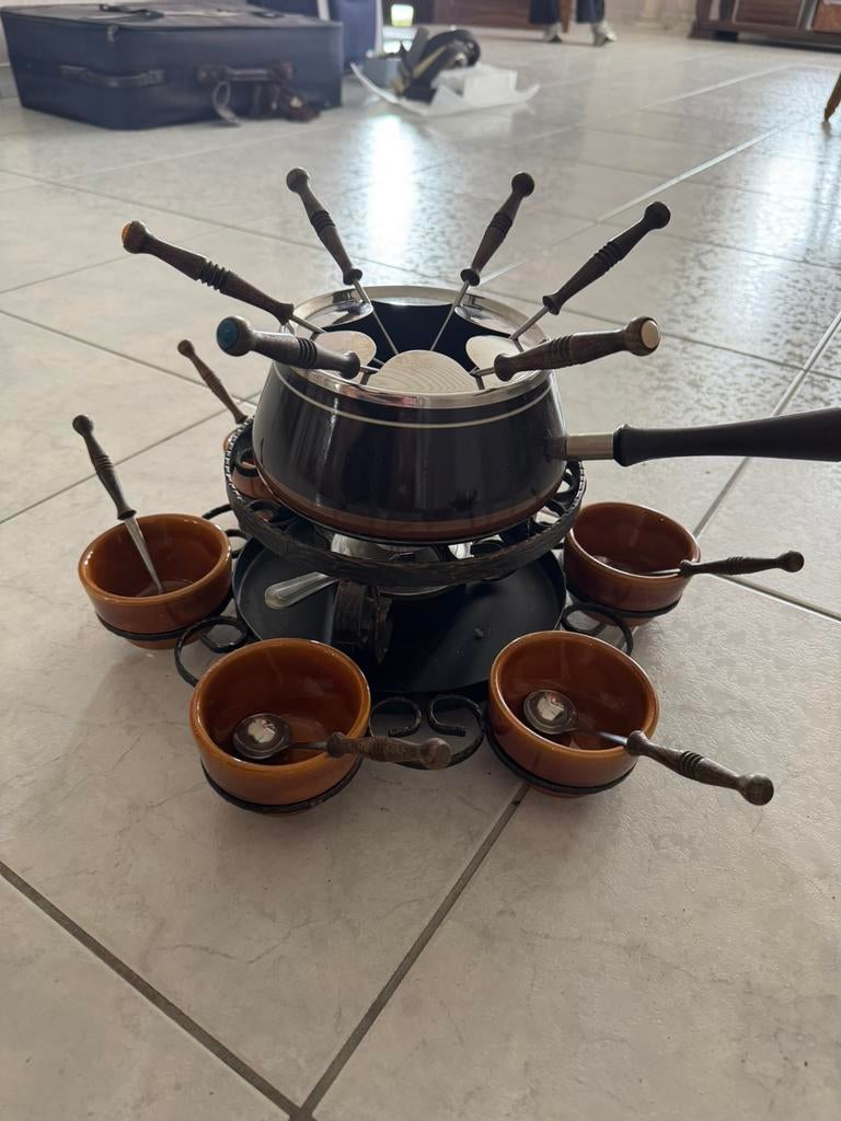 Fondueset, Electroménager, Fondue, Enlèvement, Utilisé, Service à fondue