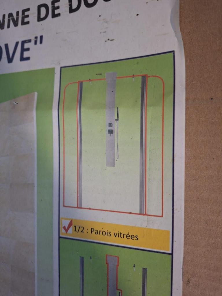 Glazen douchewanden Aurlane Move, Ophalen, Veiligheidsglas