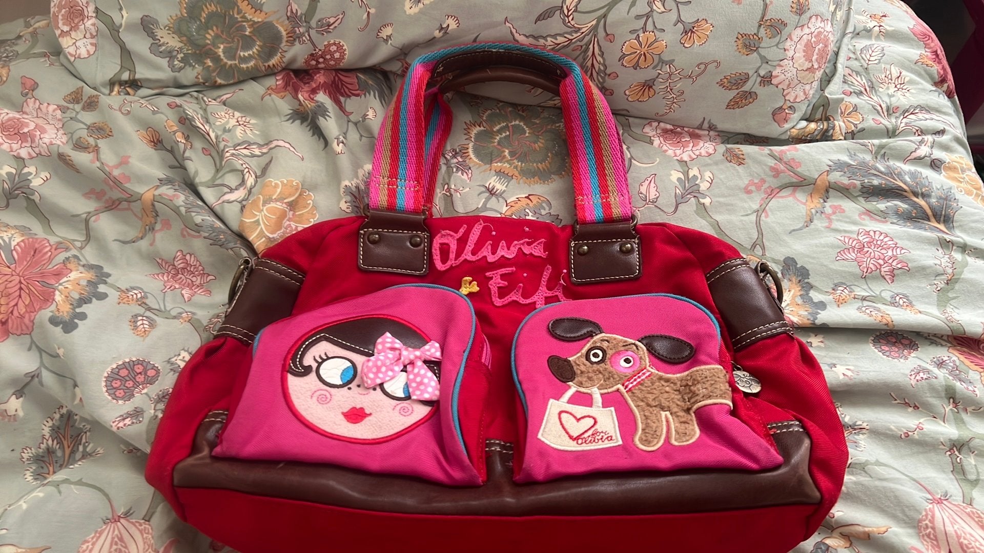 Leuke tas, Handtassen en Accessoires, Ophalen, Zo goed als nieuw, Rood, Schoudertasje