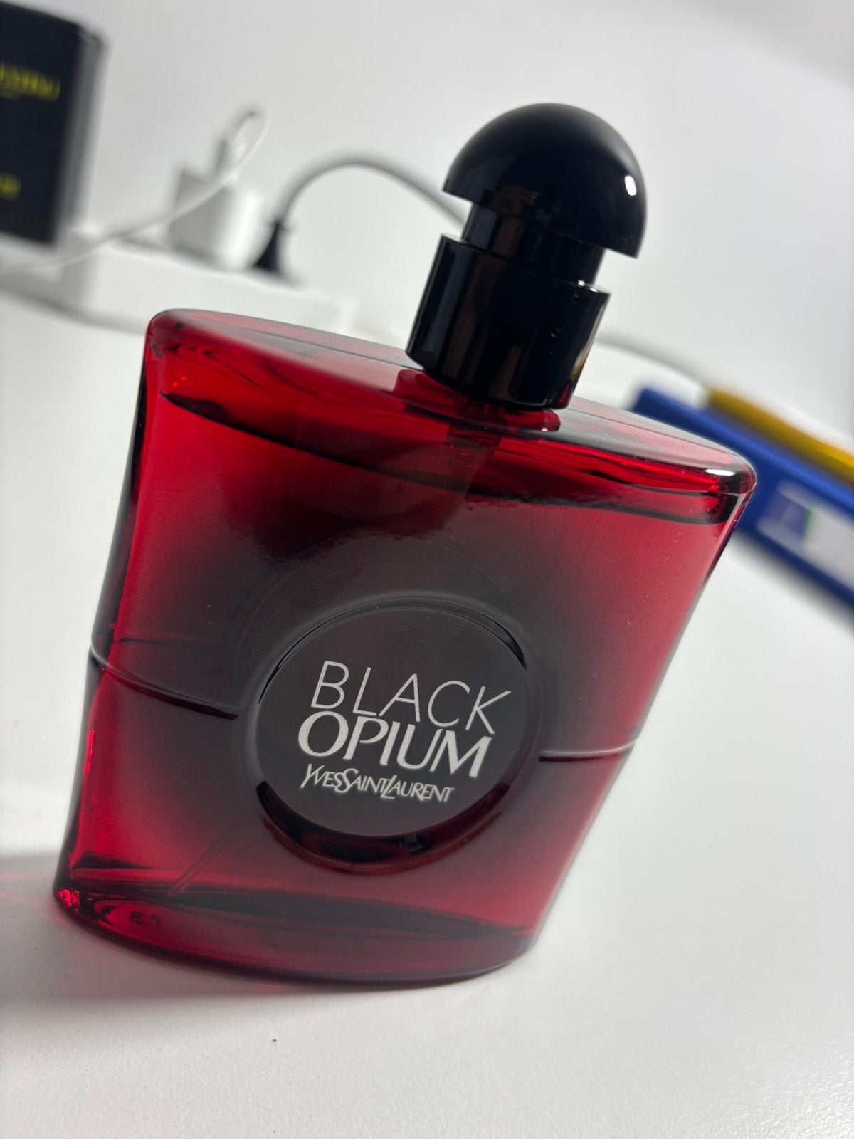 YSL Black Opium Parfum 90ml, Ophalen of Verzenden, Zo goed als nieuw