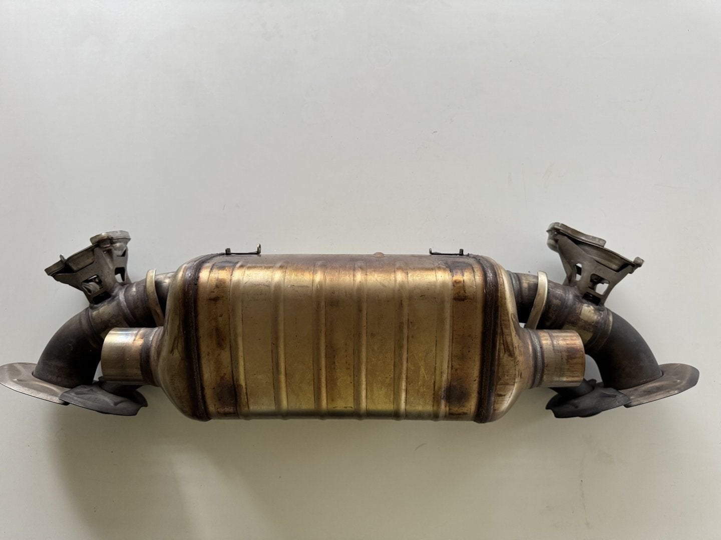 Porsche 992.251.053.A uitlaat einddemper, -, Utilisé, -, -