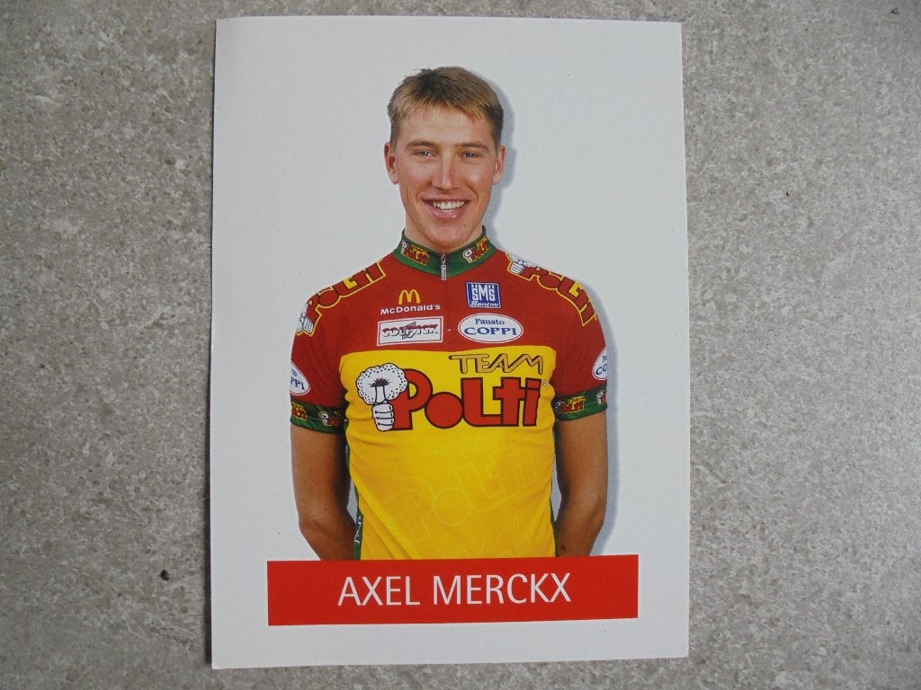 Wielerfoto Axel Merckx, Verzenden