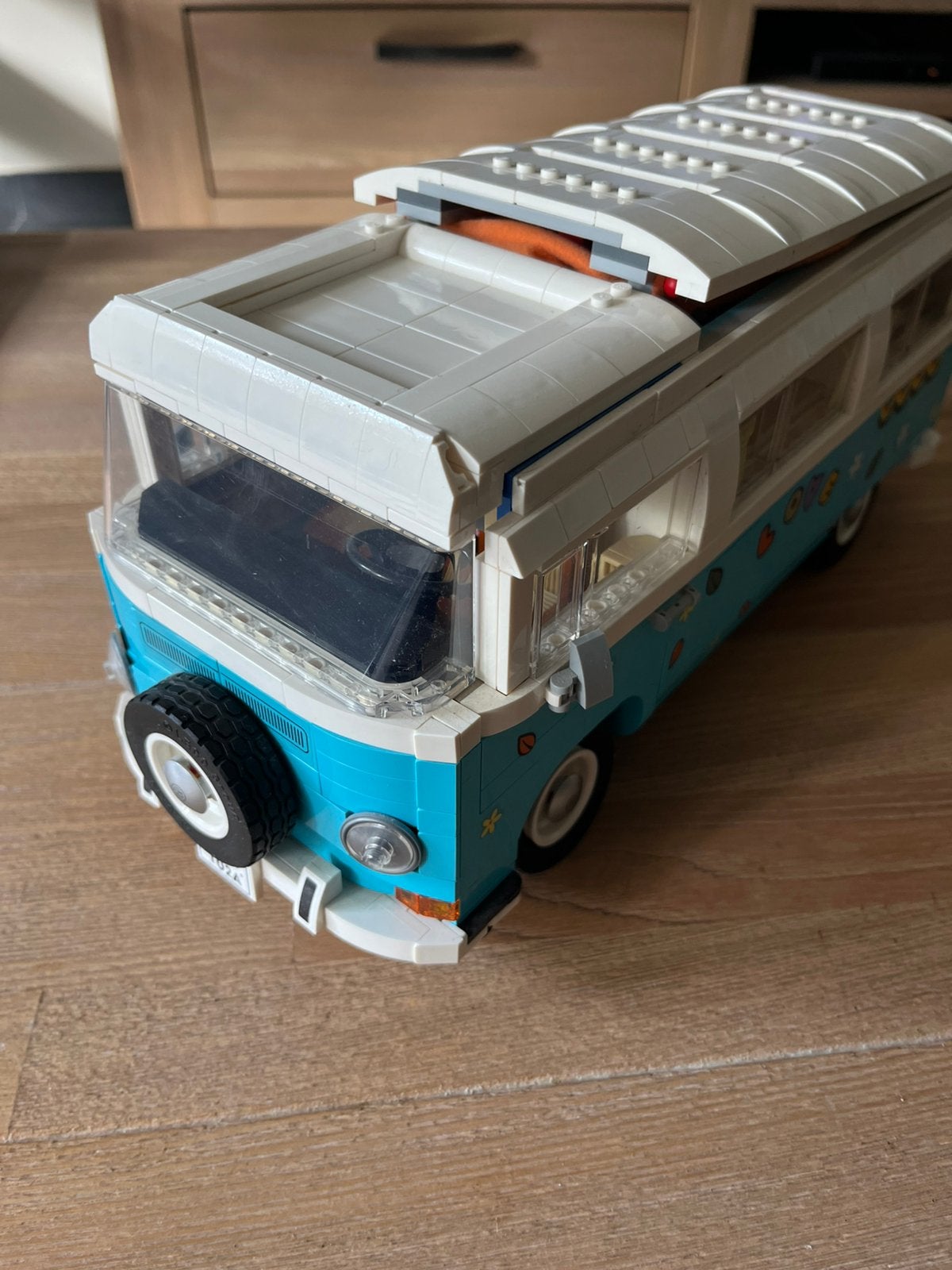 LEGO Creator Expert modelauto Volkswagen T2, Ophalen of Verzenden, Zo goed als nieuw