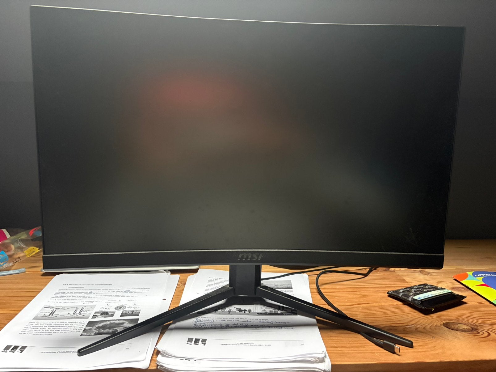 MSI curved moniter, Informatique & Logiciels, Moniteurs, Enlèvement ou Envoi, Comme neuf