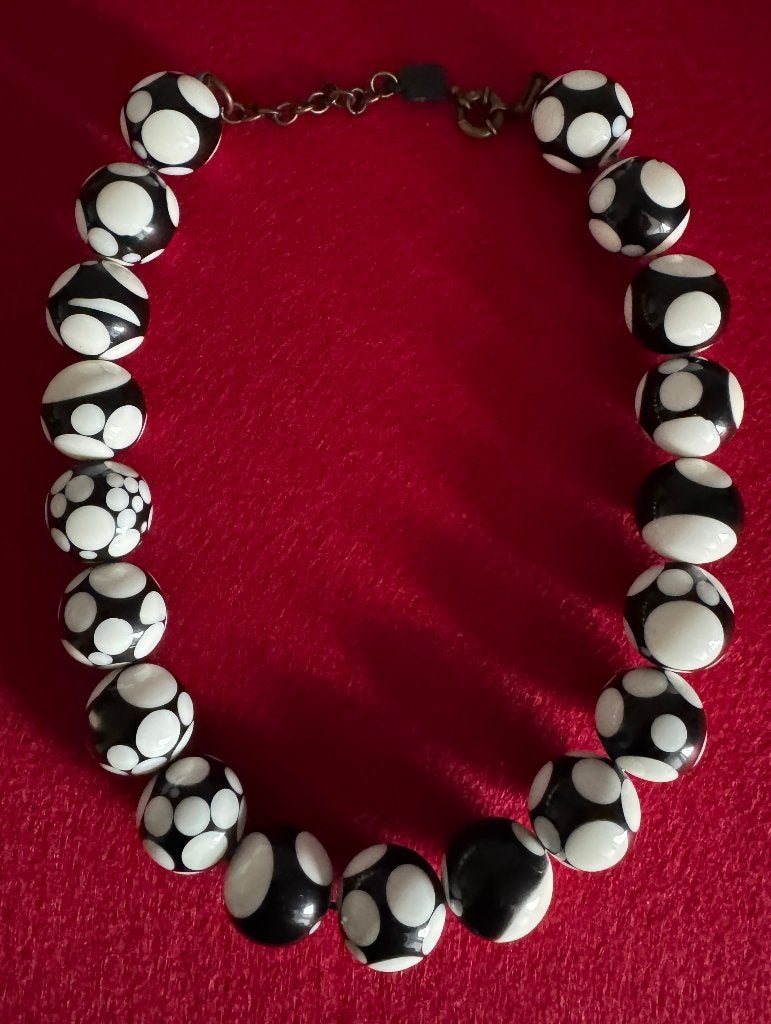 Collier Vintage Italien de 1970 - Bijoux de Fantaisie, Enlèvement ou Envoi, Autres matériaux, Collier