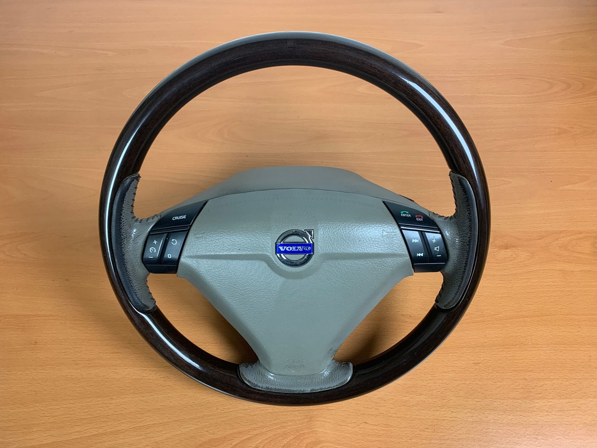 houten stuurwiel volvo S80 , V70 II S60 1999 tot 2008 XC90, -, -, -, Enlèvement ou Envoi