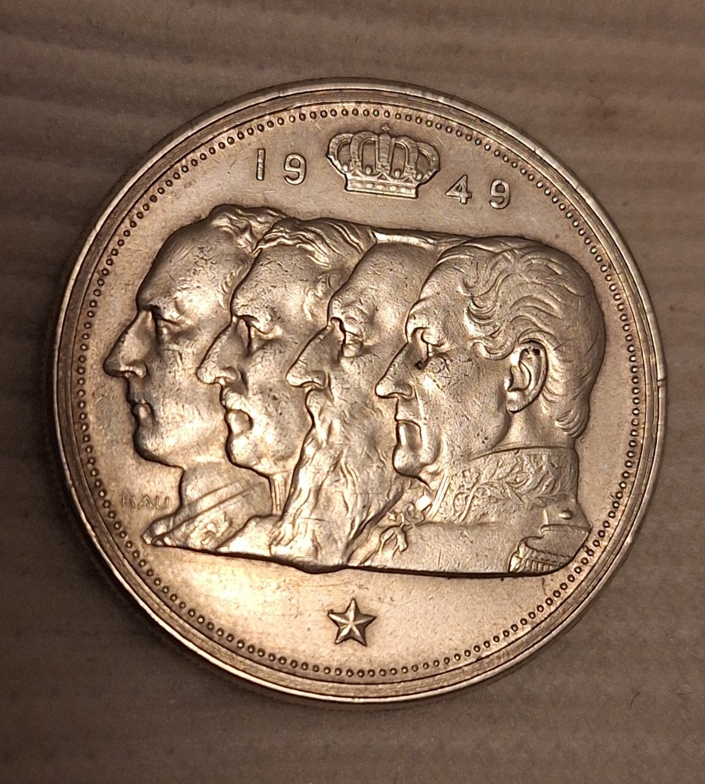 Zilveren 100 Frank België 1949 – Vier Koningen (Nederlandsta, Verzenden, Zilver, Zilver