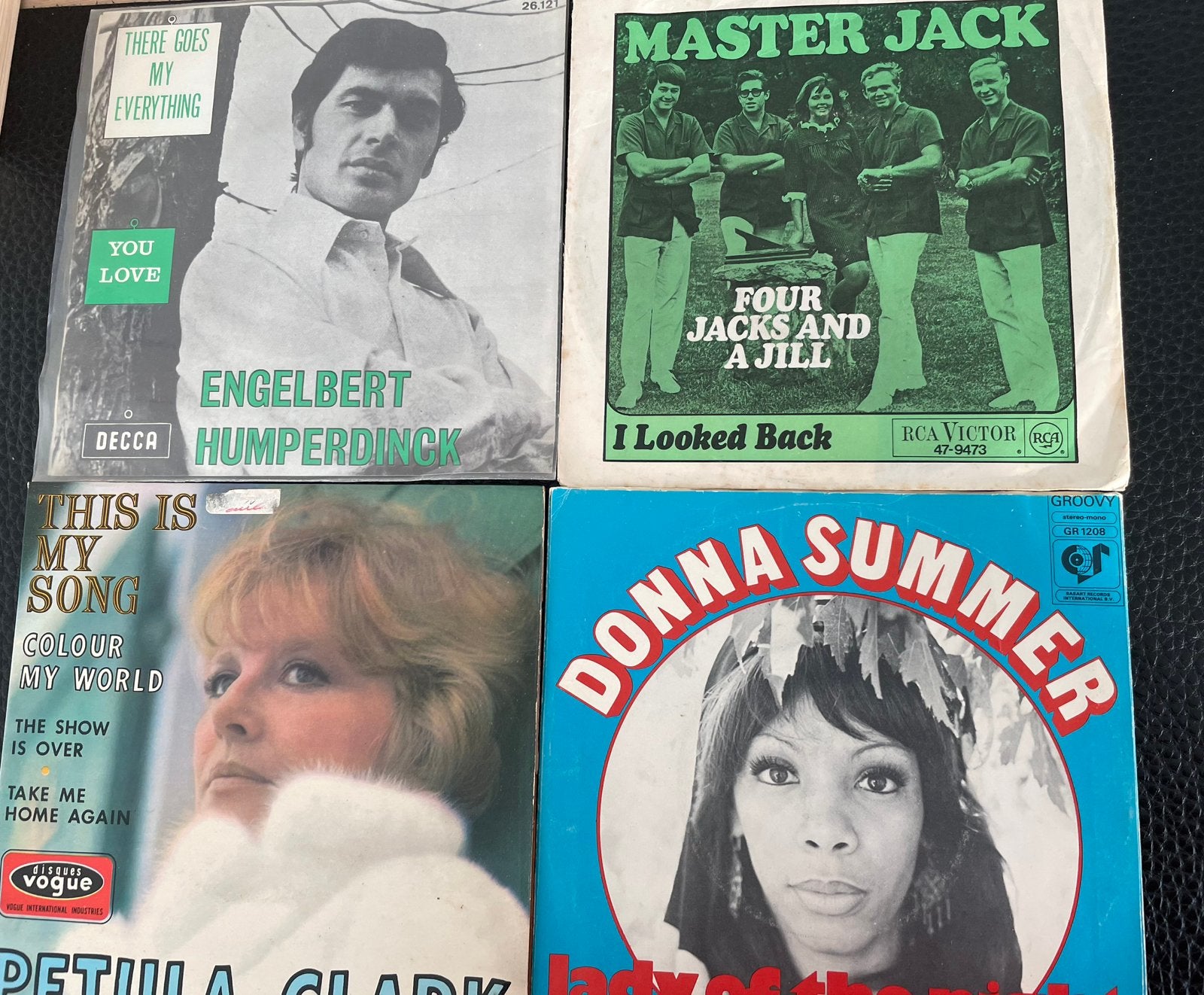 Petula Clark/E.Humperdinck/Donna Summer /4 Jacks and a Jill, Enlèvement, Utilisé