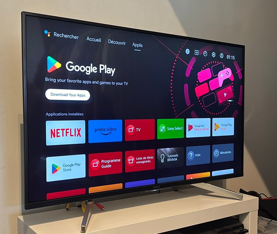 Sony Bravia KD-43XF8599 43” 4K UHD Smart Android TV + Remote, Audio, Tv en Foto, Televisies, Ophalen, Zo goed als nieuw, Sony
