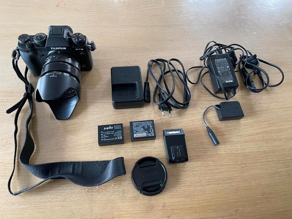 Systeemcamera Fujifilm X-T2 plus 23 mm lens, Audio, Tv en Foto, Fotocamera's Digitaal, Ophalen, Spiegelreflex, Zo goed als nieuw