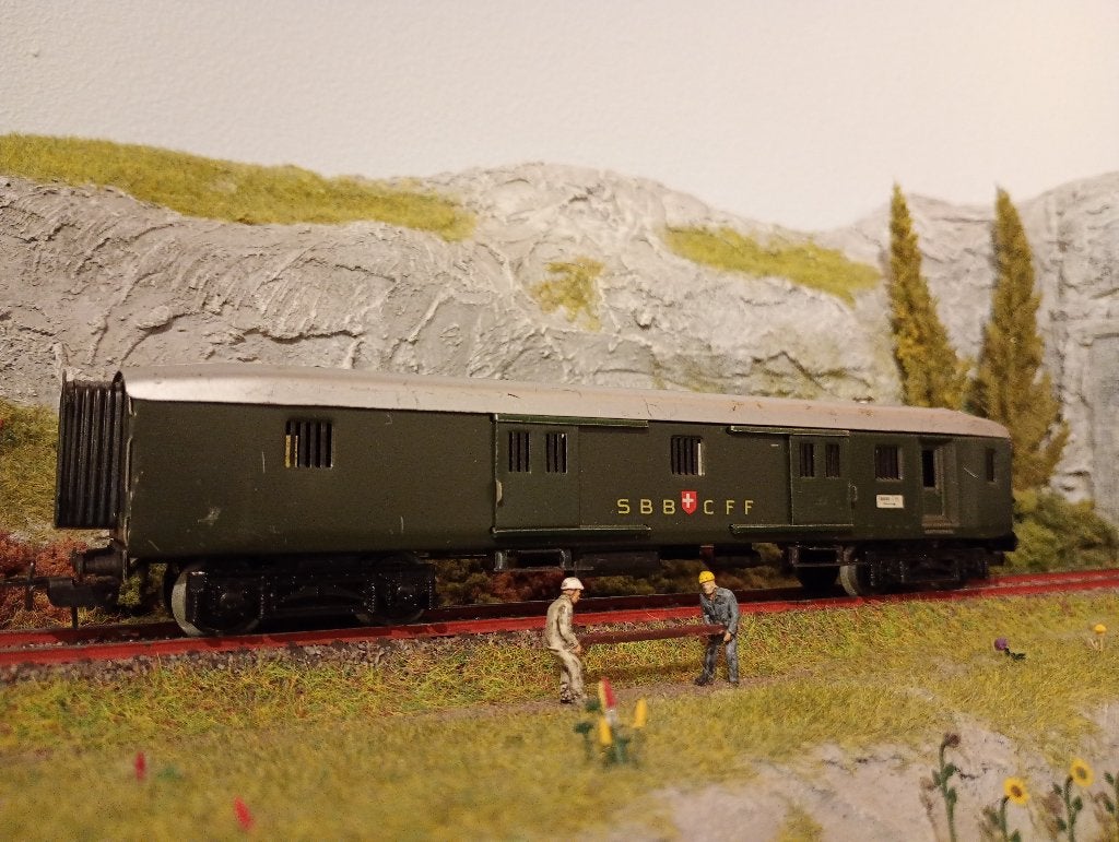 Marklin fourgon CFF/SBB réf 4017, Hobby en Vrije tijd, Modeltreinen | H0, Ophalen, Wisselstroom, Gebruikt, Wagon