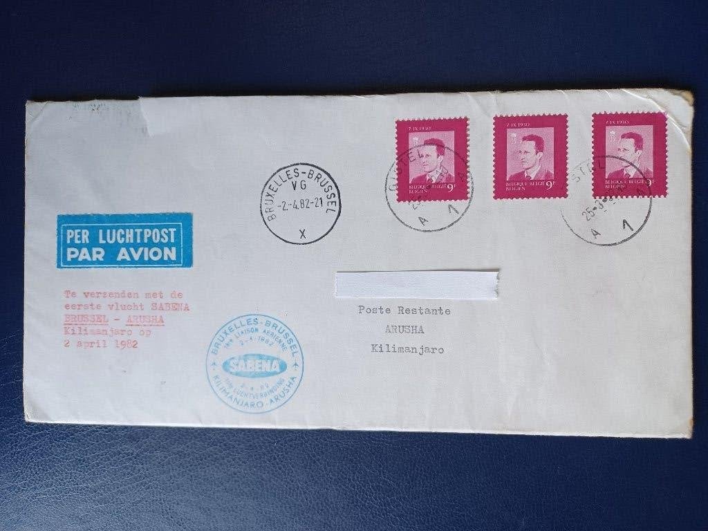 Postzegels Belgie - SABENA, Postzegels en Munten, Postzegels | Europa | België, Ophalen of Verzenden
