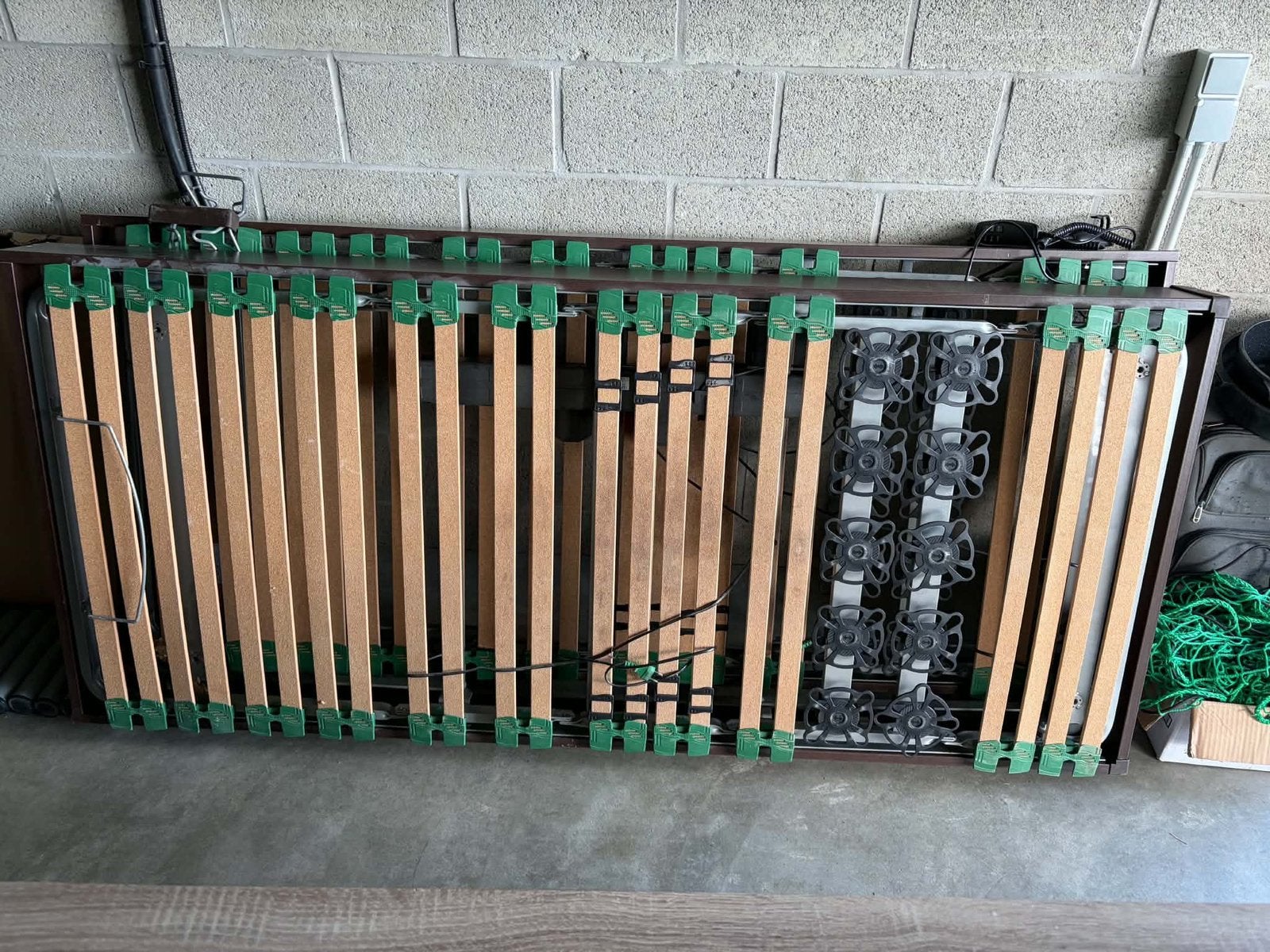Sommier Électrique 90x200 cm, Maison & Meubles, 90 cm, Une personne, Brun, Enlèvement