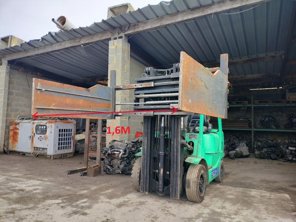 Hydraulische balenklem / klemvoorzetstuk voor heftruck, Zakelijke goederen, Machines en Bouw | Keten en Containers, Ophalen