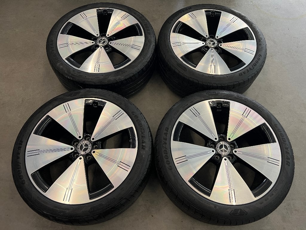 21” Originele Mercedes EQS V297 Velgen met Banden, Autos : Pièces & Accessoires, Autres pièces automobiles, Enlèvement
