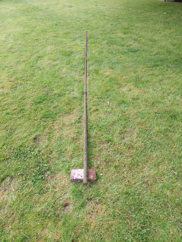 Massieve ijzeren staaf (type met loodstang), Tuin en Terras, Ophalen