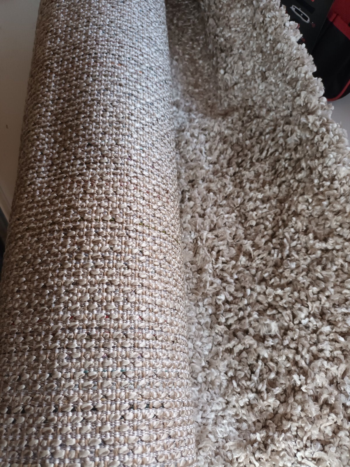 hoogpolig tapijt, Shaggy, Huis en Inrichting, Stoffering | Tapijten en Vloerkleden, Ophalen, Beige