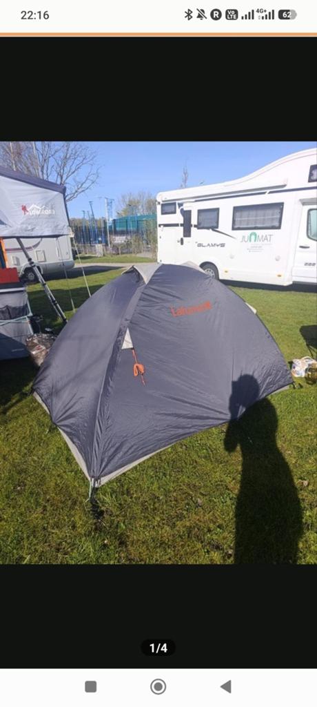 Tent 2 persoons Lafuma, Caravans en Kamperen, Ophalen