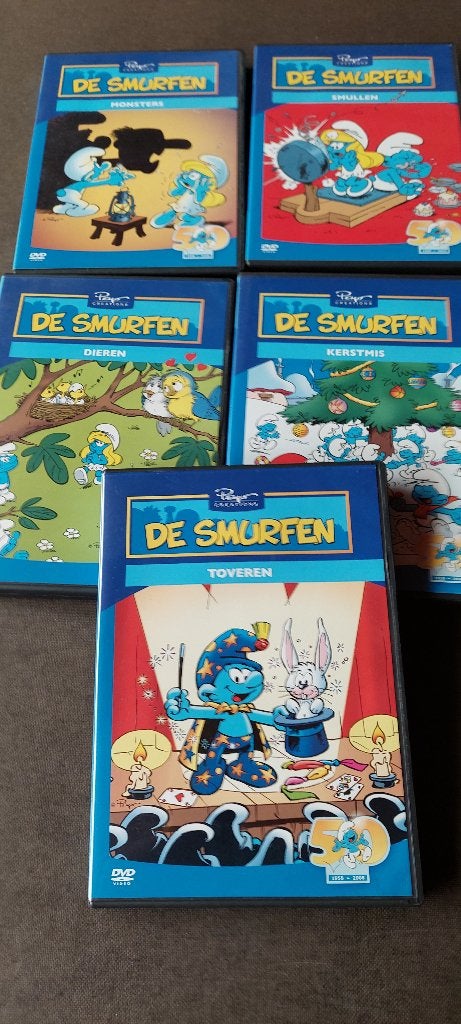 dvd de smurfen, Cd's en Dvd's, Inclusief DVD, Nederlands, Overige genres, Zo goed als nieuw